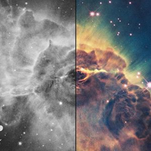 How scientists colorize photos of space