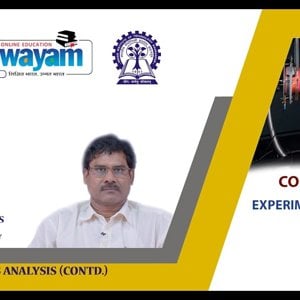 Experimental Physics I (NPTEL):- Lecture 12: Basic analysis (Contd.)