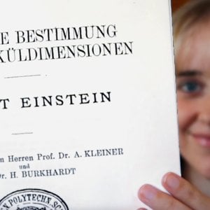 Einstein's PhD thesis
