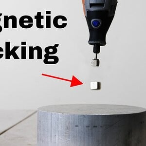 Magnetic locking WITHOUT a superconductor