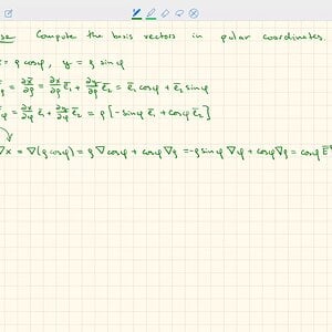 SH2372 General relativity (2X): Basis vectors in polar coordinates
