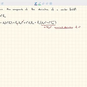 SH2372 General Relativity (4): Covariant derivative