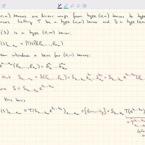SH2372 General Relativity (6): Type (N,M) tensors