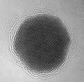 image of a graphene carbon atoms