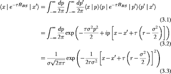 Black-Scholes derivation