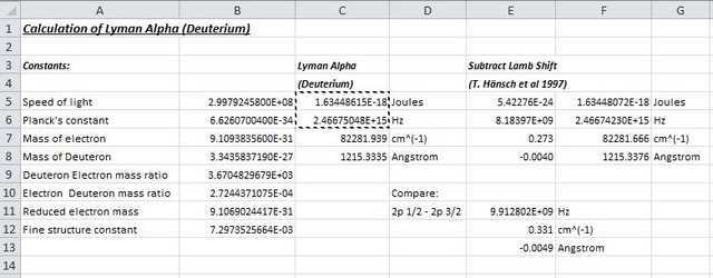 calculation of lyman alpha