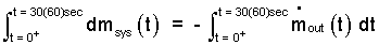 mass equation applied to Pressure Cooker times
